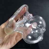 NEW Scrotum Posture Corrector Men Male Scrotum Squeeze Ring Stretcher TPE Enhancer Delay Chastity Cage Ball GL Support