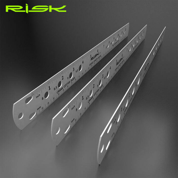 RISK Bicycle Bike Spoke Ruler Spoke Length Gauge Crank Cotter Pin Ball