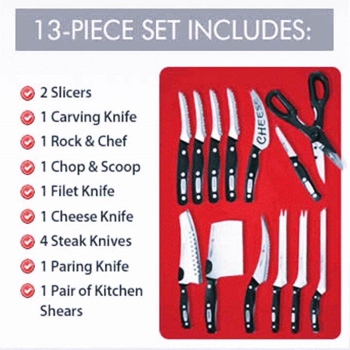 Miracle Blade World Class Complete 13-Piece Knife Set | Lazada PH