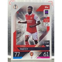 การ์ดนักฟุตบอล Thomas Partey 2022/23 การ์ดสะสม Arsenal fc อาร์เซนอล การ์ดนักเตะ อาเซนอล