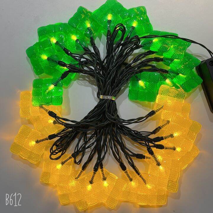 (HOT) CrossBorder led Square Malay Bag Zongzi Lighting Chain Outdoor