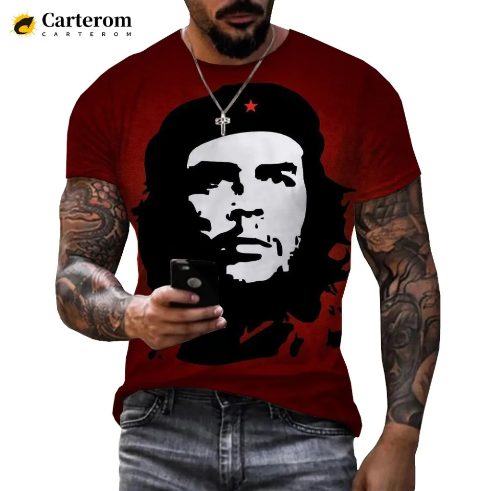 2023 New Che Guevara Fashion Cool 3d Print T-shirt Street Wear