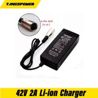 36V Li-Ion Charger 42V2A Electric Bike Lithium Battery Charger For 36V Lithium Battery With 4-Pin XLR Socket/Connector