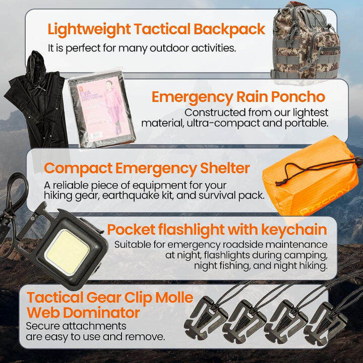 azzcony-emergency-survival-amp-first-aid-kit-amp-tourniquet-250-pcs-go-bugout-bag-survival-gears-with-compass-flashlight-shovel-tactical-military-grade-edc-backpack-for-outdoor-camping-scout-army-blue