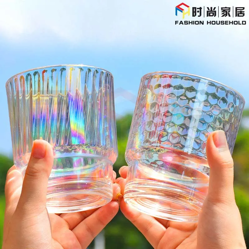 Cute Water Glass Transparent Mug Drinking Glasses With Handgrip 3d Lid  Cartoon Strawberry Borosilicate Cup Juice Drinkware - Buy Heat Resistant