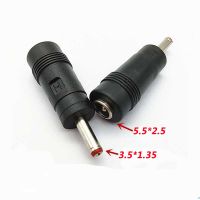 COMPSON 1pcs/Lot 5.5 x 2.5mm Female to 3.5 x 1.35mm Male DC Power Connector Adapter Laptop 5.5 x 2.5 to 3.5 x1.35