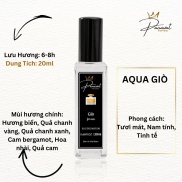 Tinh Dầu Thơm Aqua Giò 20ml Chính Hãng Panavat Parfum Nước Hoa Nam Tươi