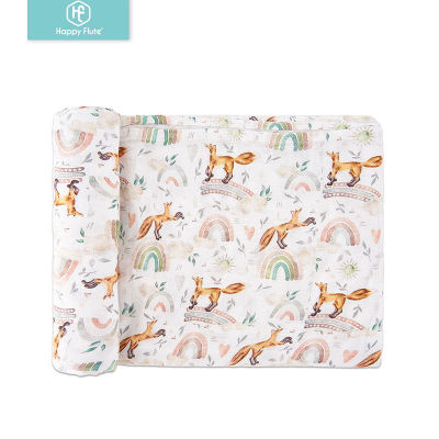 HappyFlute 70 ไม้ไผ่ + ผ้าฝ้าย30 เด็ก Swaddles นุ่มผ้าห่มทารกแรกเกิดทารกห่อ Sleepsack รถเข็นเด็กปกผ้าห่มสบาย