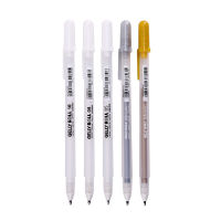 ญี่ปุ่น sakura ซากุระคลื่นแสงปากกาออกแบบมือวาดปากกาไฮไลท์ปากกาการ์ดสีดำ XPGB ปากกามาร์กเกอร์สีทองและสีขาว