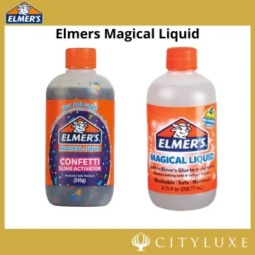  Elmer's Slime Starter Kit, Clear School Glue, Glitter
