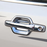 For Mitsubishi Pajero V80 V93 V95 V97 V98 2007- Chrome Exterior Door Handles &amp; Handles Bowls Frame Cover Trim Car Styling