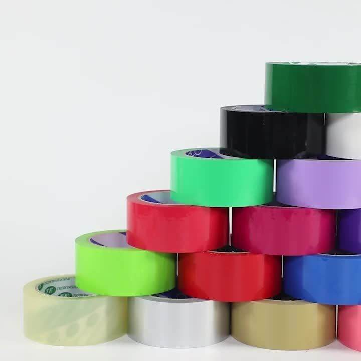 Colored Plastic Bandwidth 4.8CM Packaging Tape a Large Number of ...