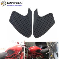 สำหรับ Ducati 696มอนสเตอร์795 796 1100 1100S แผ่นป้องกันกันลื่นสติกเกอร์ติดถังที่ยึดเข่าแก๊สรูปลอก3M ด้านข้าง