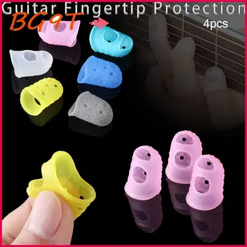 Silicone Finger Guards Guitar Fingertip Protectors For Ukulele