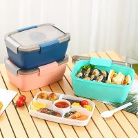❣ 1pc Salad Lunch Container With 68 Oz /2000ML Salad Bowl Adult Bento Lunch Box With 5-Compartment For School Office