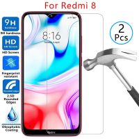 Xiaomi Redmi กระจกเทมเปอร์ปกป้องหน้าจอสำหรับกระเป๋า Redmi8ป้องกันโทรศัพท์ป้องกันบนฝาครอบเคส6.22 Ksiomi 8