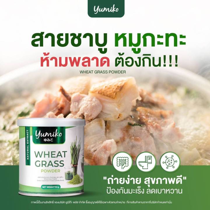 ยูมิโกะ-วีทกราส-พลัส-yumiko-wheat-grass-powder-ยูมิโกะ-วีทกราส-พลัส-ตรา-ยูมิโกะ-ปริมาณ-50-กรัม