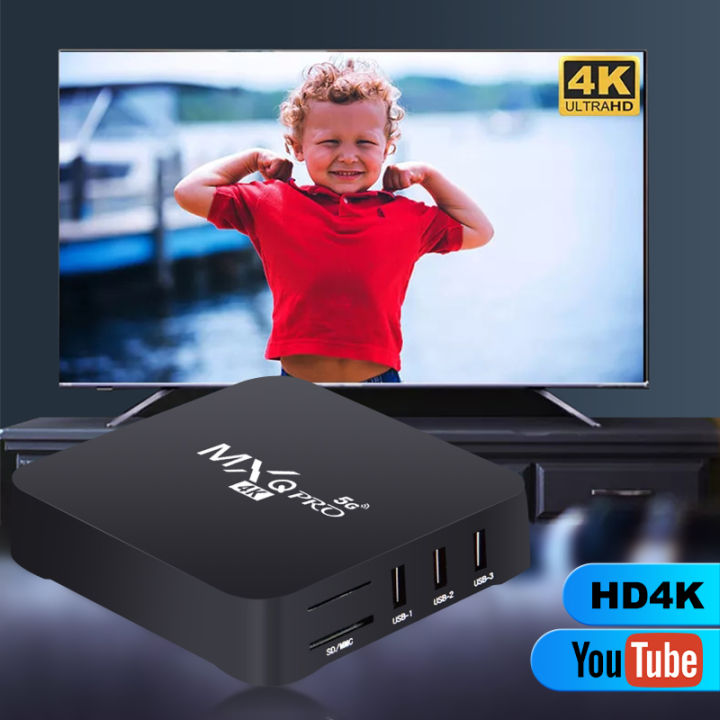 กล่องทีวี-4k-tv-box-กล่องรับสัญญาณ-กล่องทีวีกับจอแสดงผล-smart-box-mxq-pro-2gb-16gb-ทำทีวีธรรมดาให้เป็นสมาร์ททีวี