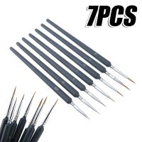 7Pcs Extra Fine Tip Detail Paint Brushes Art Miniature Model Painting Brush Pen Art Paint for Miniatures Model Maker Painting