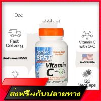 Fast and Free Shipping Doctors Best, Vitamin C with Q-C, 500 mg, 120 Veggie Caps (No.491) Ship from Bangkok