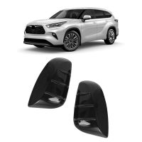 Car Glossy Black Rear View Rearview Side Glass Mirror Cover Trim Frame Side Mirror Caps for Toyota Highlander 2020 2021