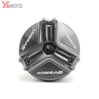 ฝาเครื่องบรรจุน้ำมันสำหรับ Suzuki Sv650a Sv650s Sv650 Sv650x Sv 650อุปกรณ์เสริมรถจักรยานยนต์น้ำมันเครื่องท่อระบายน้ำที่ครอบถ้วยอ่อนนุช