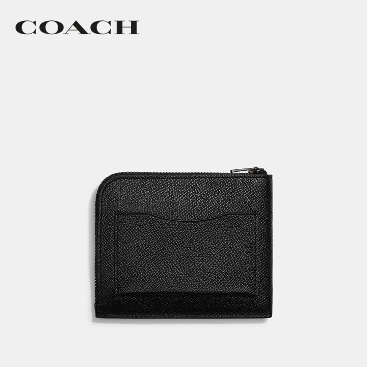 coach-กระเป๋าสตางค์ผู้ชายรุ่น-3-in-1-l-zip-wallet-with-signature-canvas-สีดำ-cj882-bk-cq