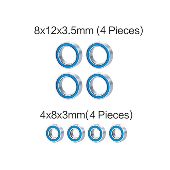 8pcs-rubber-sealed-ball-bearing-kit-for-1-16-e-slash-summit-rc-car-upgrades-parts-accessories