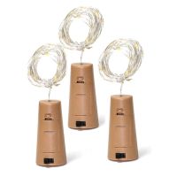 Battery powered 1M/ 2M cork wine bottle light DIY LED string light birthday party wine bottle stopper light strip Decor home Fairy Lights