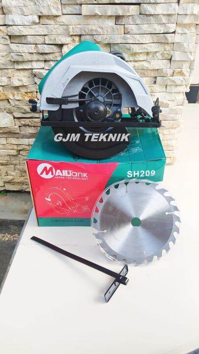 Circular Saw Mailtank Sh Mesin Circle Mesin Potong Kayu Gergaji Lazada Indonesia