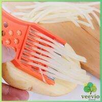 Veevio มีดปอกผลไม้ 5in1 พร้อมส่ง ที่ขูดมะละกอ แบบหนา veggie chopper สปอตสินค้า