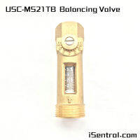 Balancing Valve G12 "* G34" Mechanical Flow Meter อ่านโดยตรง1-3.5Lนาที USC-MS21TB สำหรับ Solar Smart Controllers ตัวอย่าง