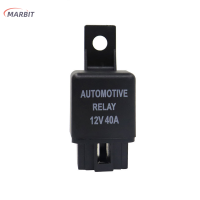 MARBIT รีเลย์รถยนต์12V 4Pin รีเลย์รถยนต์กับ Black Red copper Terminal Auto Relay