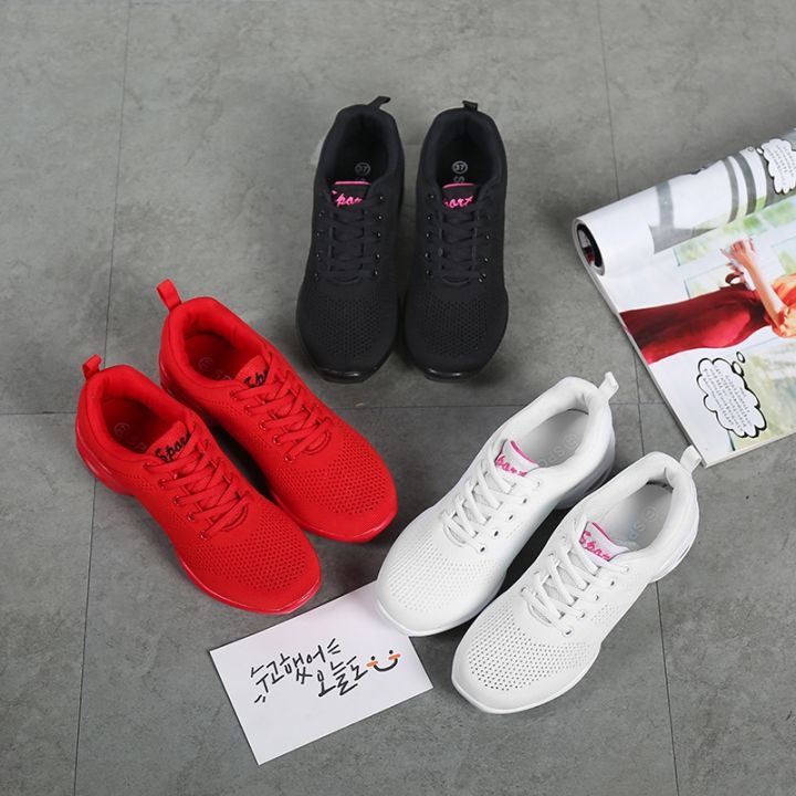 ready-stock-รองเท้าเต้นรำกีฬาคุณลักษณะ-modern-dance-jazz-shoes-soft-outsole-breath-sneakers-for-woman