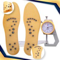 Gel Acupressure Magnetic Insoles Inserts for Foot Feet Therapy Reflexology Shoe Massaging Insoles for Men &amp; Women Shoes Accessories