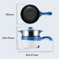 2L Travel 12V 24V รถบรรทุกมัลติฟังก์ชั่ไฟฟ้าทำอาหาร Skillet Double Layer Hot Pot ซุปเครื่องทำความร้อนหม้อหุงข้าวอาหาร Steamer Pan