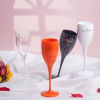 【CW】▨∋  Moet Flutes Glasses Plastic Wine Dishwasher-safe Glass Transparent