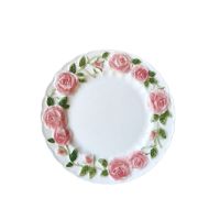 Pink Wedding Party Plates Sets Birthday Cute Nordic Dinner Trinket Dish Ceramic Plate Sets Salad Dessert Pratos Plates OA50PS