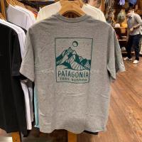 2023 newpatagonia Ridgeline runner ผู้ชาย re ฝ้ายเสื้อยืดแขนสั้น Kore