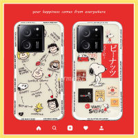 เคสพร้อมส่งสำหรับ Xiaomi Mi 13T Pro/ 13 Ultra / 13 Pro/ 13 Lite 5G 2023การ์ตูนน่ารักใหม่ Snoopy เคสป้องกันสมาร์ทโฟนซิลิโคน TPU นิ่มใสฝาหลังกันกระแทก