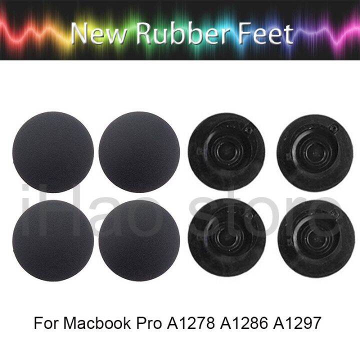 Genuine New 4pcs Laptop Rubber Bottom Case Macbook Foot For Pro Rubber