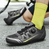 2023 new Harvey jia sen the new cross-border big yards cycling shoes bicycle road shoes mountain bike ride bike lock