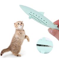 Silicone Mint Fish Cat Toy Pet Catnip Soft Clean Teeth Toothbrush Chew  Catnip Silicone Toy Pet Supplies Toys