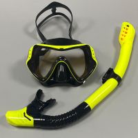 Professional Scuba Diving Mask Silicone Masks Snorkel Anti-Fog Diving Mask Snorkel Full Dry Tube Underwater Swim Equipment