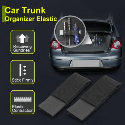 20/40/60/80cm Car Trunk Elastic Organizing Strap Varying Lengths Strong Grip  Elastic Fixing Belt Sundries Organizer Car Styling Adhesives Tape