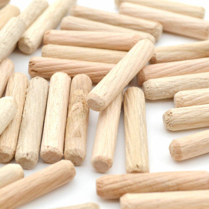 50Pcs wooden dowels Corrugated dowel connections 6x30/6x40/8x30/8x40mm ...