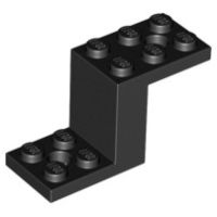 Lego part (ชิ้นส่วนเลโก้) No.76766 / 28964 Bracket 5 x 2 x 2 1/3 with 2 Holes and Bottom Stud Holder