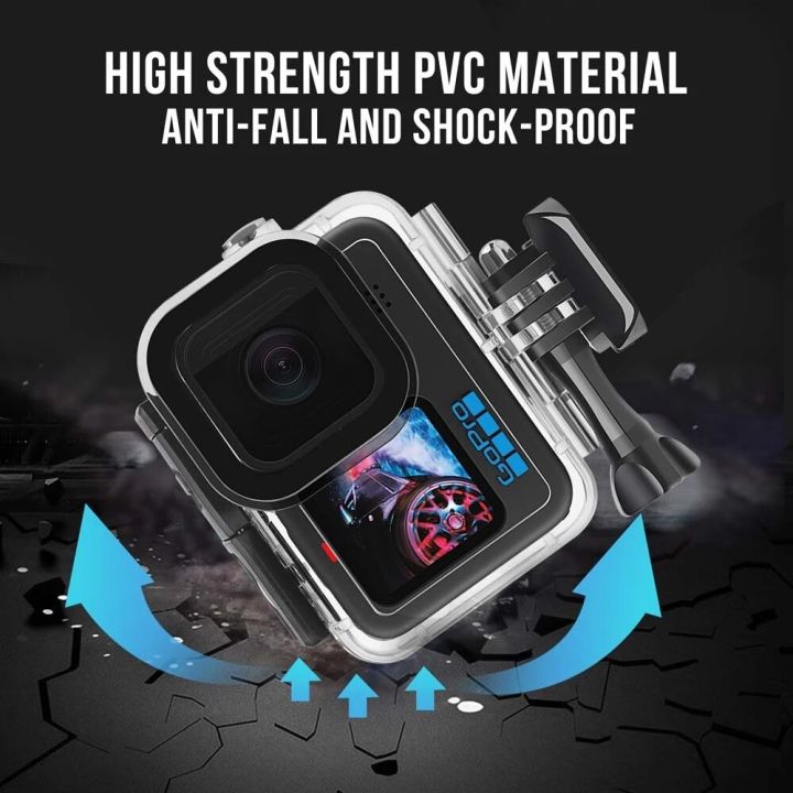 60m-waterproof-case-for-gopro-hero-10-black-protective-diving-shockproof-underwater-housing-shell-cover-color-filter-go-pro-10