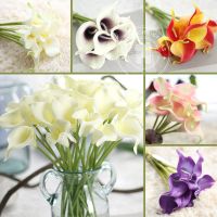 hot【cw】 13.5inch Real Calla Decoration Birthday Wedding Banquet Scene Artificial Flowers