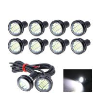 ไฟหน้ารถมอเตอร์ไซค์แบบ Led 23MM-4014รถยนต์12เลนส์ความสว่างสูงไฟตาเหยี่ยวไฟสูงไฟขับขี่ทุกวัน